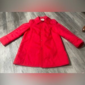 Vintage 1970’s Red Sharpee’s insulated jacket modern size 6/8 vintage size 11/12